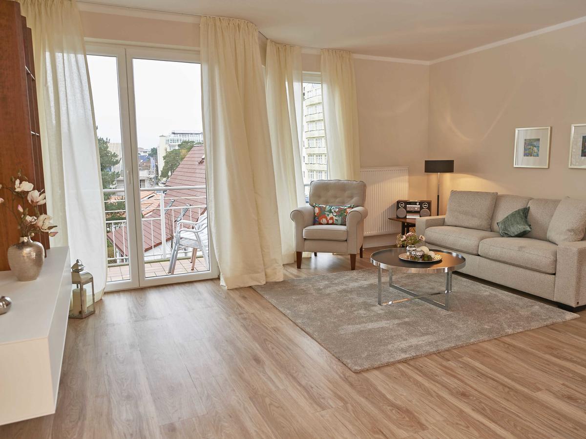 Residenz Bel Vital In Binz - Wg21 Mit Balkon Und Seitlichem Meerblick Екстер'єр фото